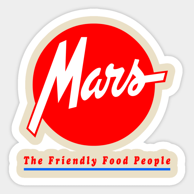 The Friendly Food People Sticker by pacdude